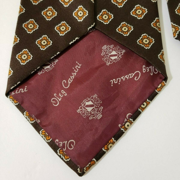 Oleg Cassini Designer Dress Suit Necktie - Picture 6 of 6